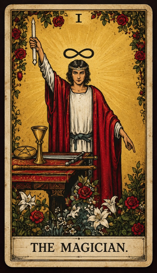 The Magician tarot card